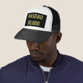 Casquette Célébration du NASDAQ 30000 en Bourse (En situation)