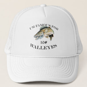 Casquette Célèbre Pour 10 LB Walleyes Customisé