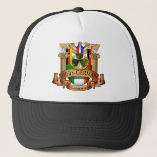 Casquette Cent pour cent américain allemand irlandais