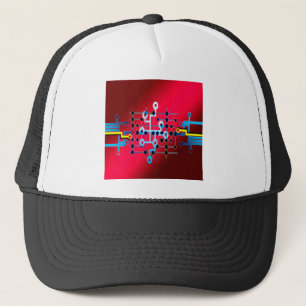 Casquette centre de contrôle de suivi des circuits de carte