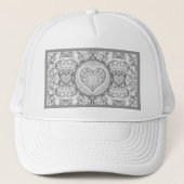 Casquette Céramique gris dentelle (Devant)