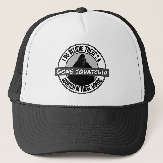 Casquette Cercle - Squatchin allé - Squatch en ces bois (Devant)