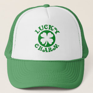 Casquette Cercle vert/blanc de charme chanceux