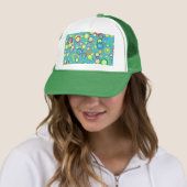 Casquette Cercles colorés (En situation)