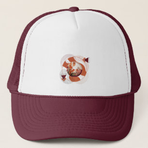 Casquette Cercles Harmonieux de Fleurs d'Oranger