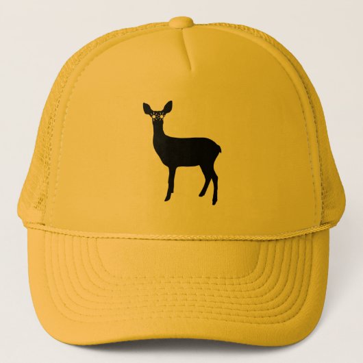 Casquette Cerf avec phares - (Devant)