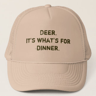 Casquette Cerfs communs. Il est ce qui est pour le dîner