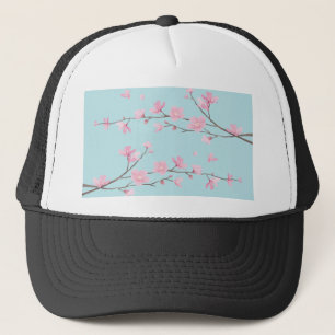 Casquette Cerisiers en fleurs - Ciel bleu