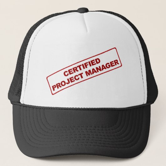 Casquette certifié de chef de projet (Devant)