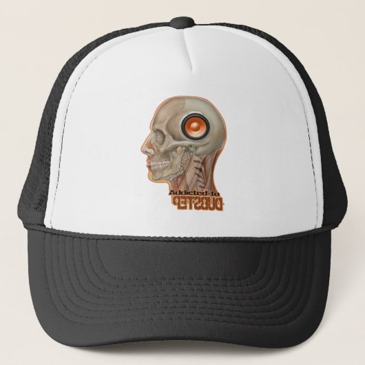 Casquette Cerveau de woofer de Dubstep (Devant)