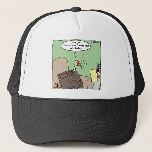 Casquette Cesser de fumer Cold Turkey Dons et Tee - shirts a (Devant)