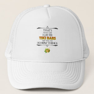 Casquette C'est ce que je fais - Je vais dans les bars Tiki