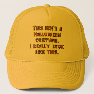 Casquette C'est drôle, ce n'est pas un costume d'Halloween