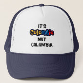 Casquette C'est la Colombie et pas Columbia Drôle Citation (Devant)