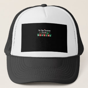 Casquette C'est la saison pour lire le livre de Noël pour en