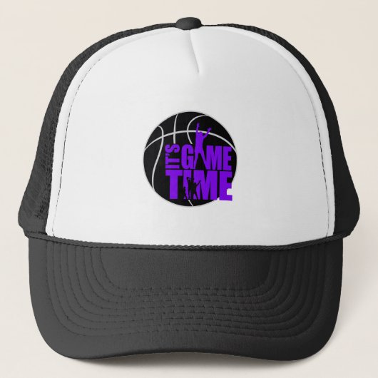 Casquette C'est l'heure du jeu - violet (Devant)