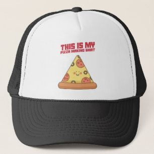 Casquette C'Est Ma Pizza Qui Fait Coeur De Chemise