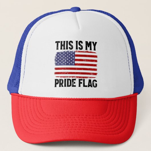 Casquette C'Est Mon Drapeau De Fierté Drapeau US, 4 juillet (Devant)