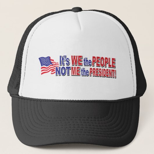 Casquette C'est nous le peuple, pas moi le président (Devant)