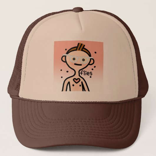 Casquette c'est un chapeau de mouche (Devant)