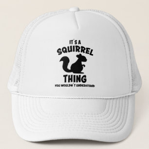 Casquette C'Est Un Écureuil Design Silhouette Dit Cadeau