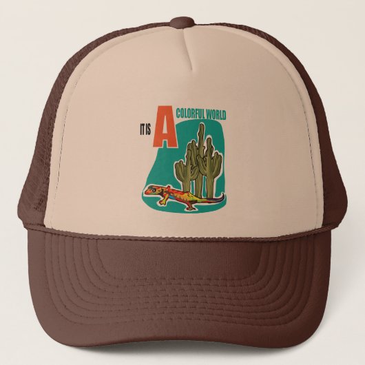 Casquette C'est un monde coloré (Devant)