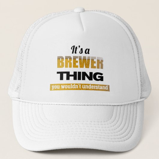 Casquette C'est une chose Brewer que vous ne comprendriez pa (Devant)
