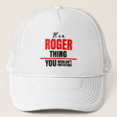 Casquette C'est une chose Roger que vous ne comprendriez pas (Devant)