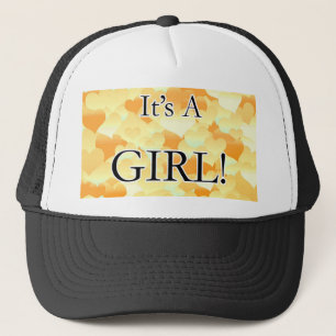 Casquette C'est une fille ! Coeurs d'or