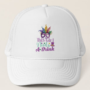 Casquette Cette Fille a Besoin d'un Verre Chapeau de camionn