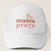 Casquette Cette maman prie (Devant)