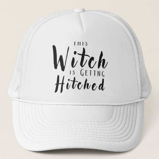 Casquette Cette sorcière se marie Mariée Halloween  (Devant)