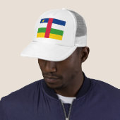 Casquette CF de drapeau de la république centrafricaine (En situation)