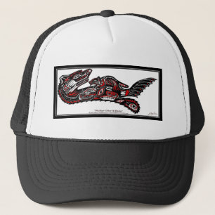 Casquette Chaîne de cadeau de LOUTRE et de BÉBÉ de MER