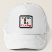 Casquette Chaîne Funky Pixel Art (Devant)