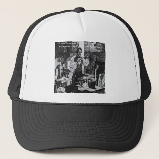 Casquette Chales Goodyear Sow & Reap Wisdom Citation (Devant)