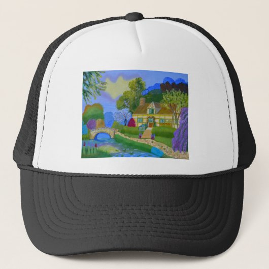 Casquette Chalet de printemps (Devant)