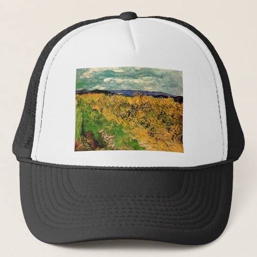Casquette Champ de blé avec fleurs de cornouilles par Vincen (Devant)