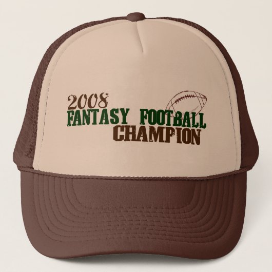 Casquette Champion 2008 du football d'imaginaire (Devant)
