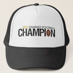 Casquette champion 2010 du football d'imaginaire