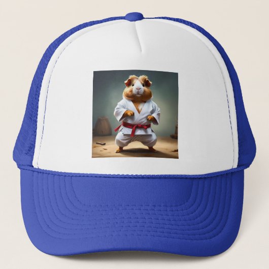 Casquette **"Champion de karaté : Le cobaye intrépide"** (Devant)