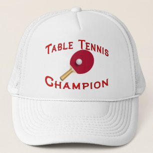 Casquette Champion de ping-pong