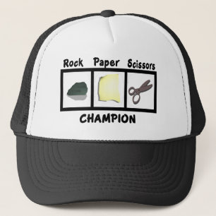 Casquette Champion des ciseaux de papier rock