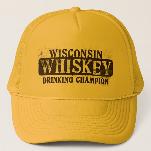 Casquette Champion potable de whiskey du Wisconsin (Devant)