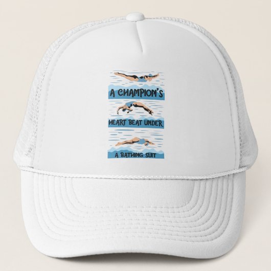 Casquette Champions Swimmer - maillot de bain (Devant)