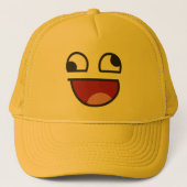 Casquette Chancelant drôle a observé quelqu'emoji (Devant)