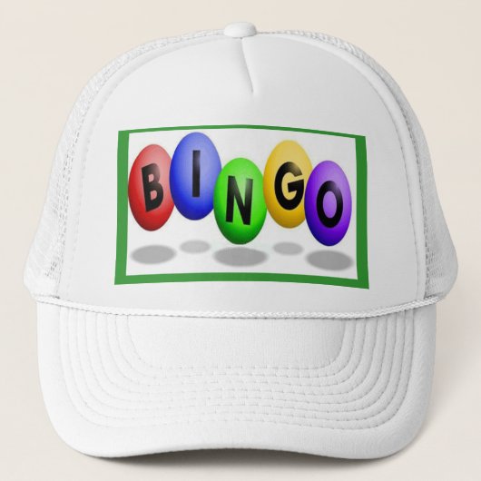 Casquette chanceux de bingo-test (Devant)