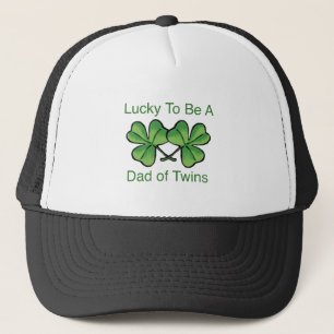 Casquette Chanceux pour être papa jumeau