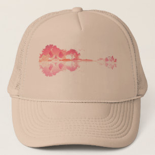 Casquette Chanson de la nature : Art guitare du paysage fore