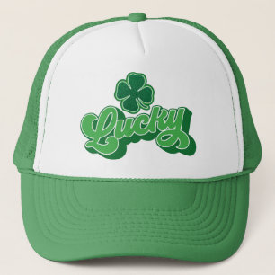 Casquette Chapeau à camionnette à quatre feuilles vert